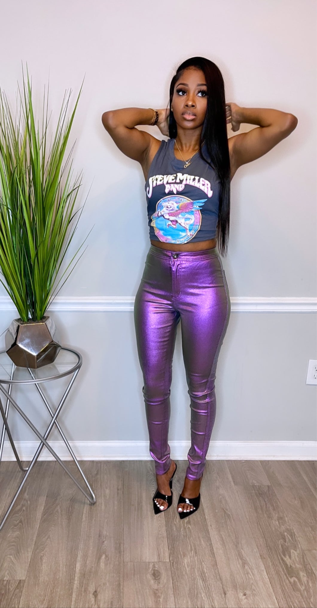 Purple sequin pants – Shop Luxe Life Boutique